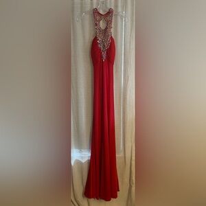 Elegant Red Prom Dress